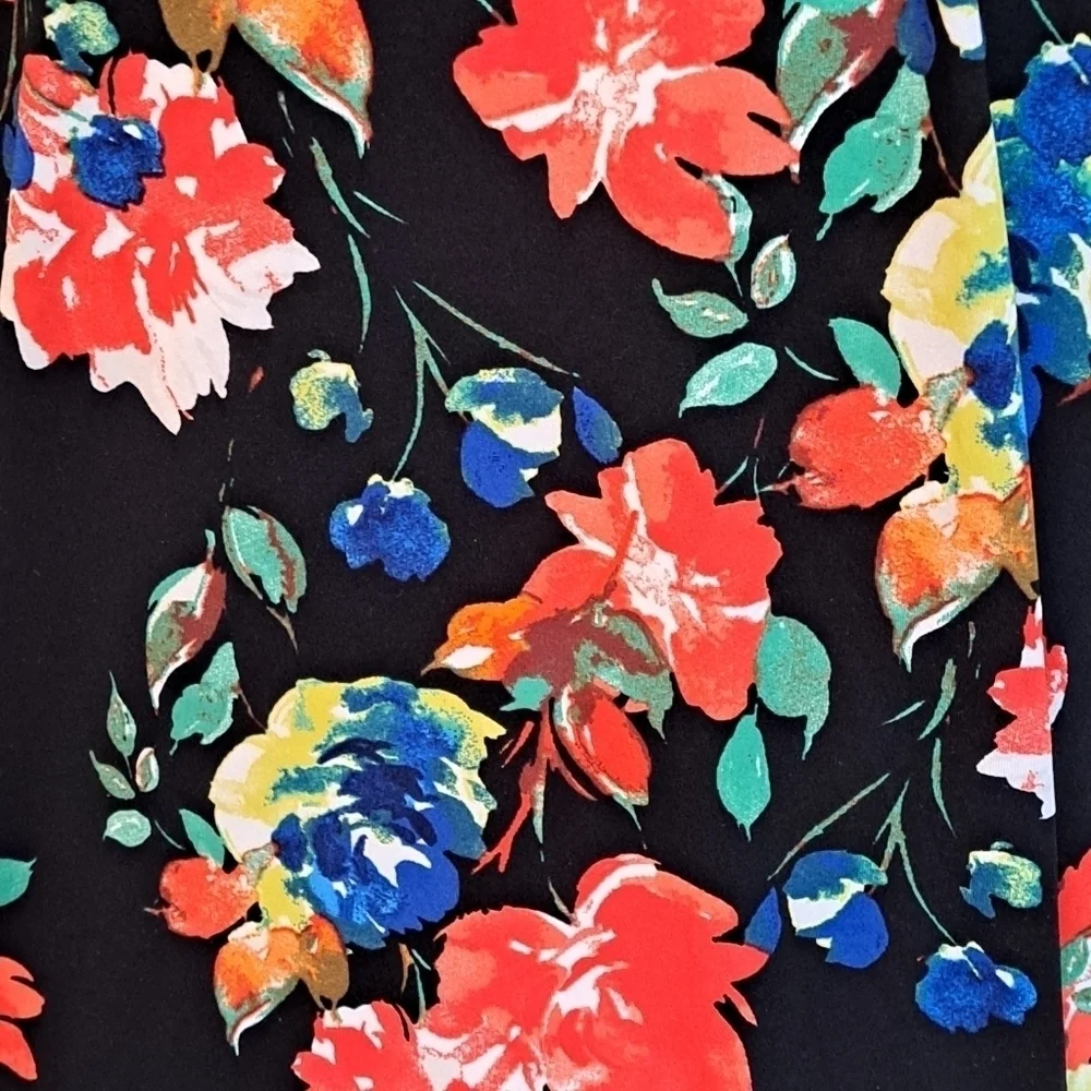 Apt 9 Sleeveless Floral Dress   Size L - Picture 3 of 9
